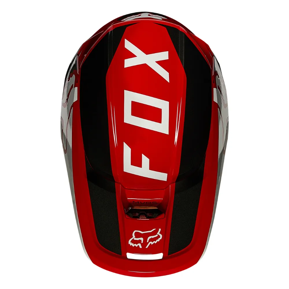 Fox V1 Revn Flame Red Helmet