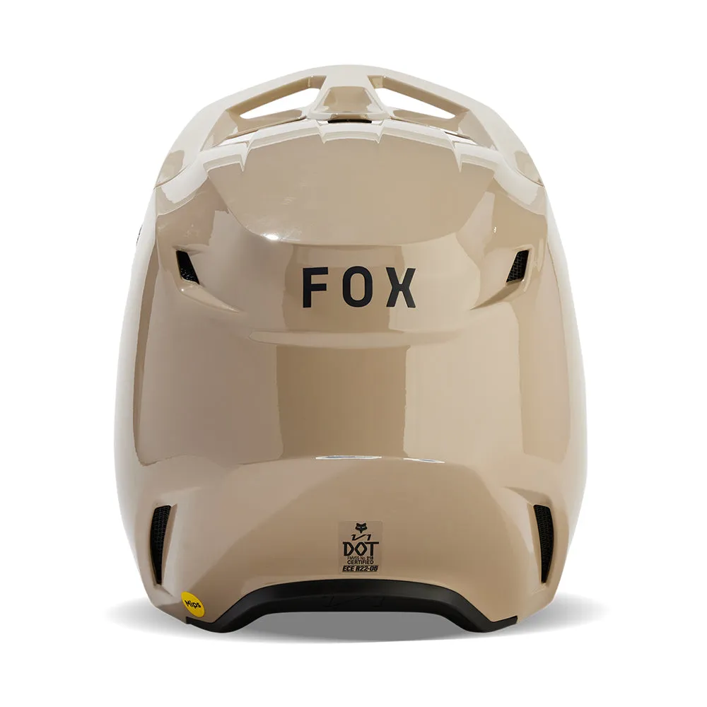 FOX V1 SOLID HELMET MIPS CE [TAUPE]