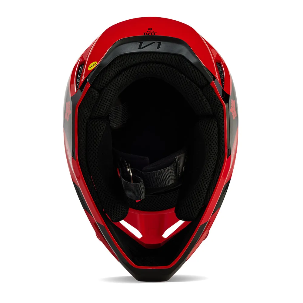 FOX V1 STREAK HELMET MIPS CE [FLO RED]