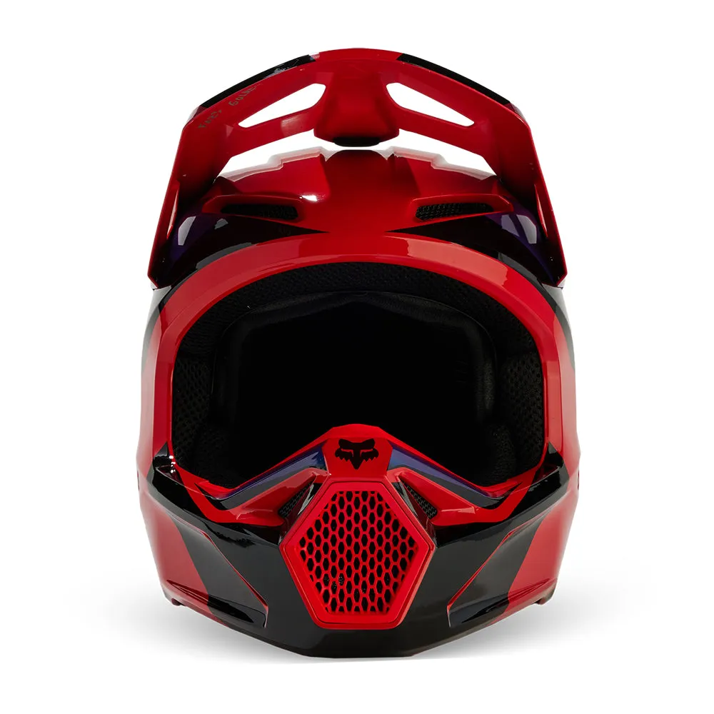 FOX V1 STREAK HELMET MIPS CE [FLO RED]
