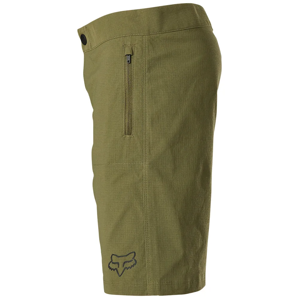 FOX YOUTH RANGER SHORTS WITH LINER [OLIVE GREEN]