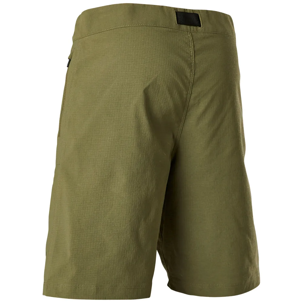 FOX YOUTH RANGER SHORTS WITH LINER [OLIVE GREEN]