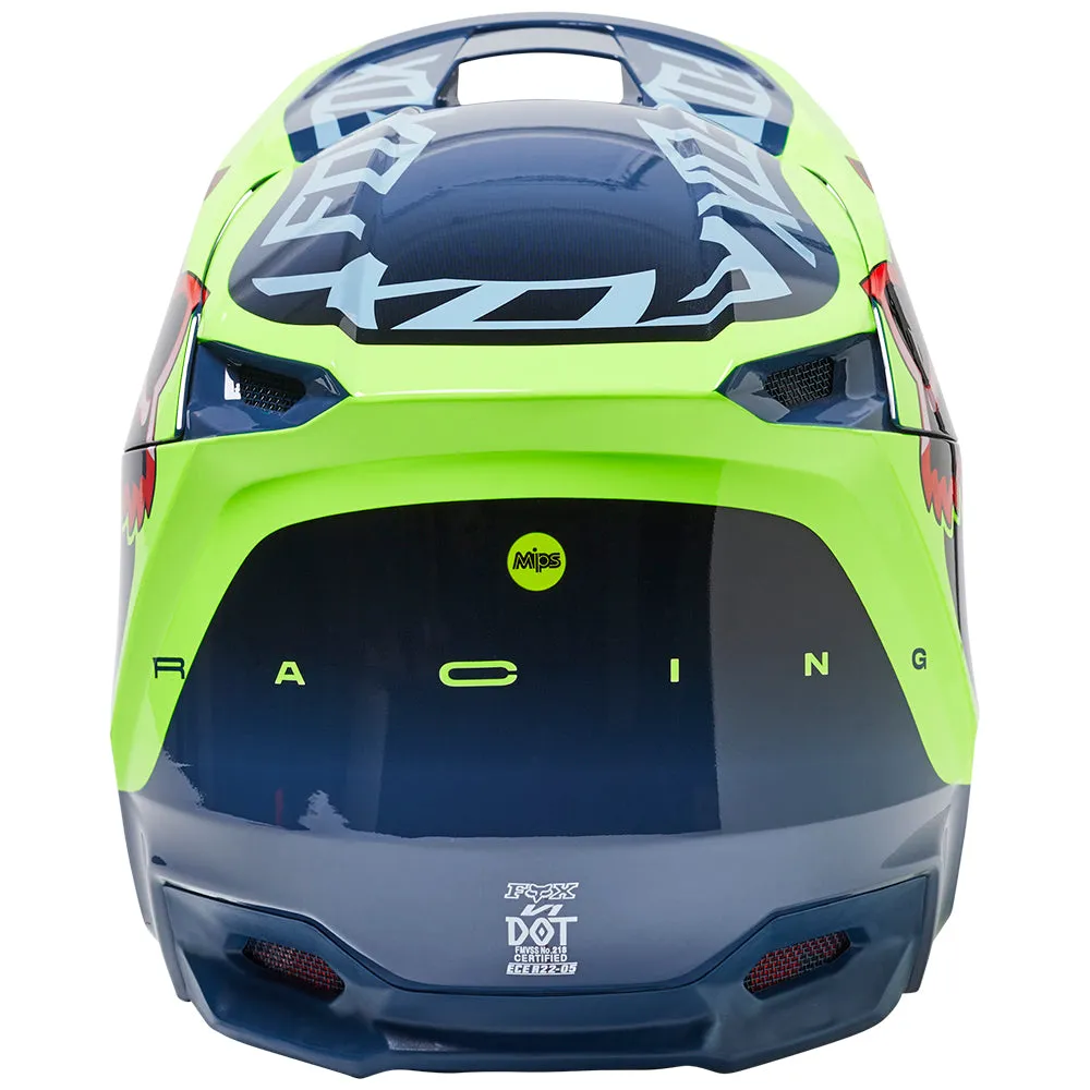 FOX YOUTH V1 VENZ HELMET ECE [DARK INDIGO] YS