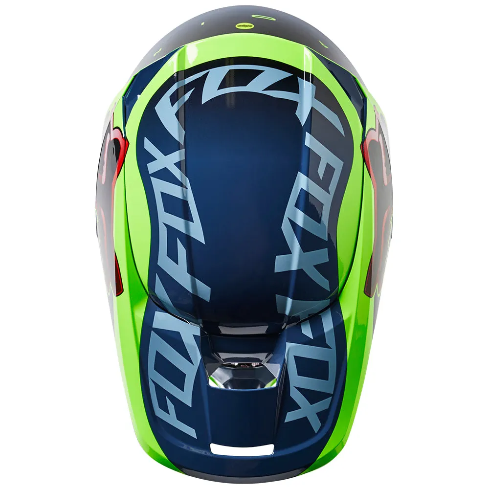 FOX YOUTH V1 VENZ HELMET ECE [DARK INDIGO] YS