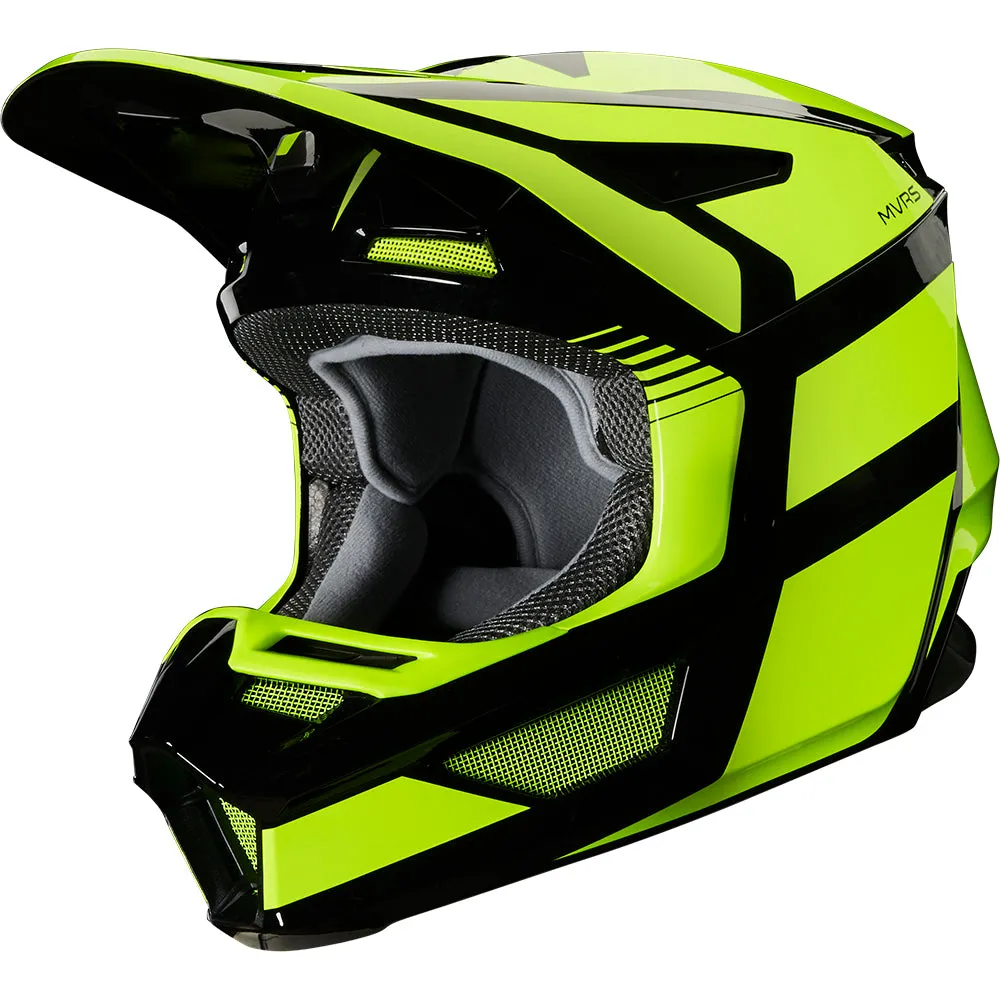 FOX YOUTH V2 HAYL HELMET ECE [FLO YELLOW]