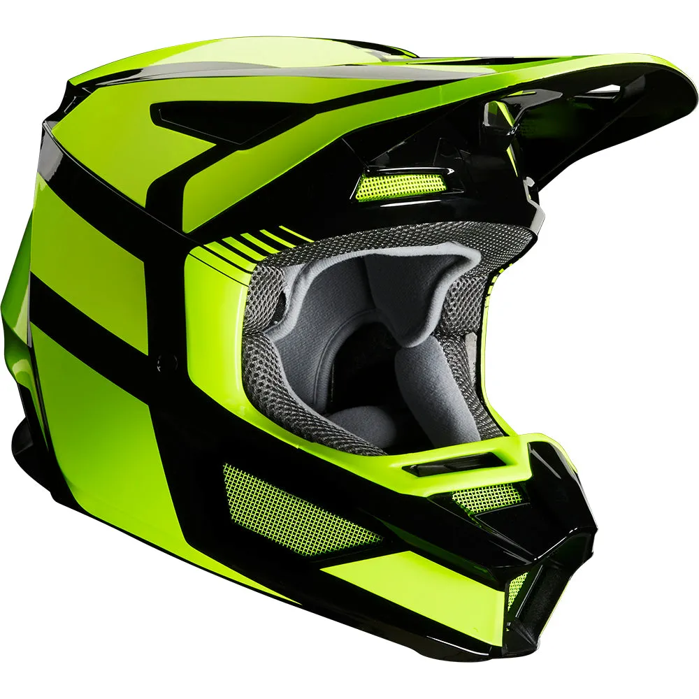 FOX YOUTH V2 HAYL HELMET ECE [FLO YELLOW]