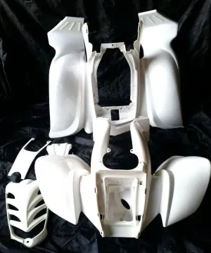 FQB04 COMPLETE FAIRING PLASTICS FOR YAMOTO QUAD 150CC & BASHAN S-3 200CC QUAD BIKES