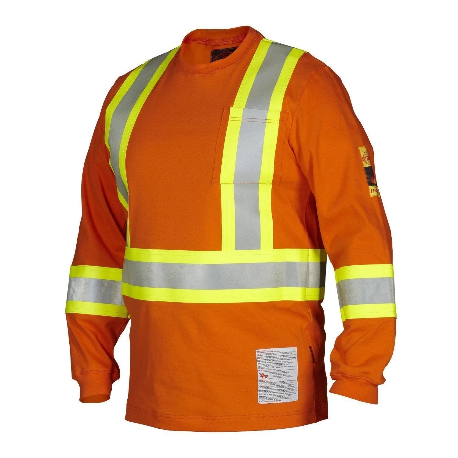 FR Flame & Arc Resistant Long Sleeve Tee Shirt HRC2