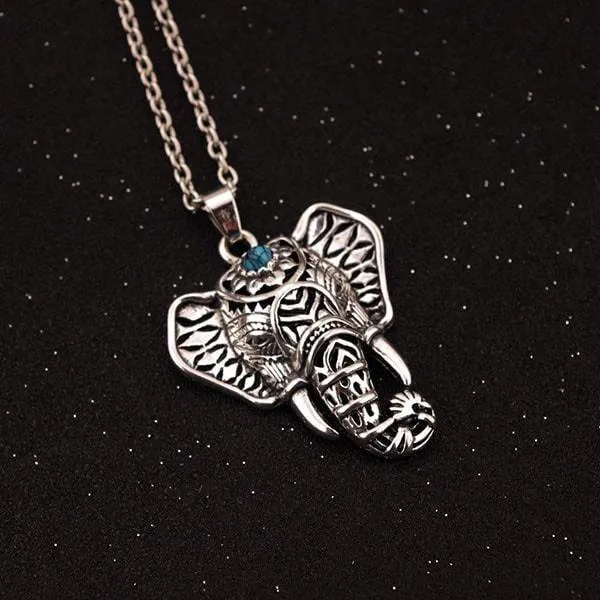 Free Bel Eli - Ethnic Turquoise Elephant Pendant