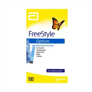 FreeStyle Optium Blood Glucose Test Strips 100pk