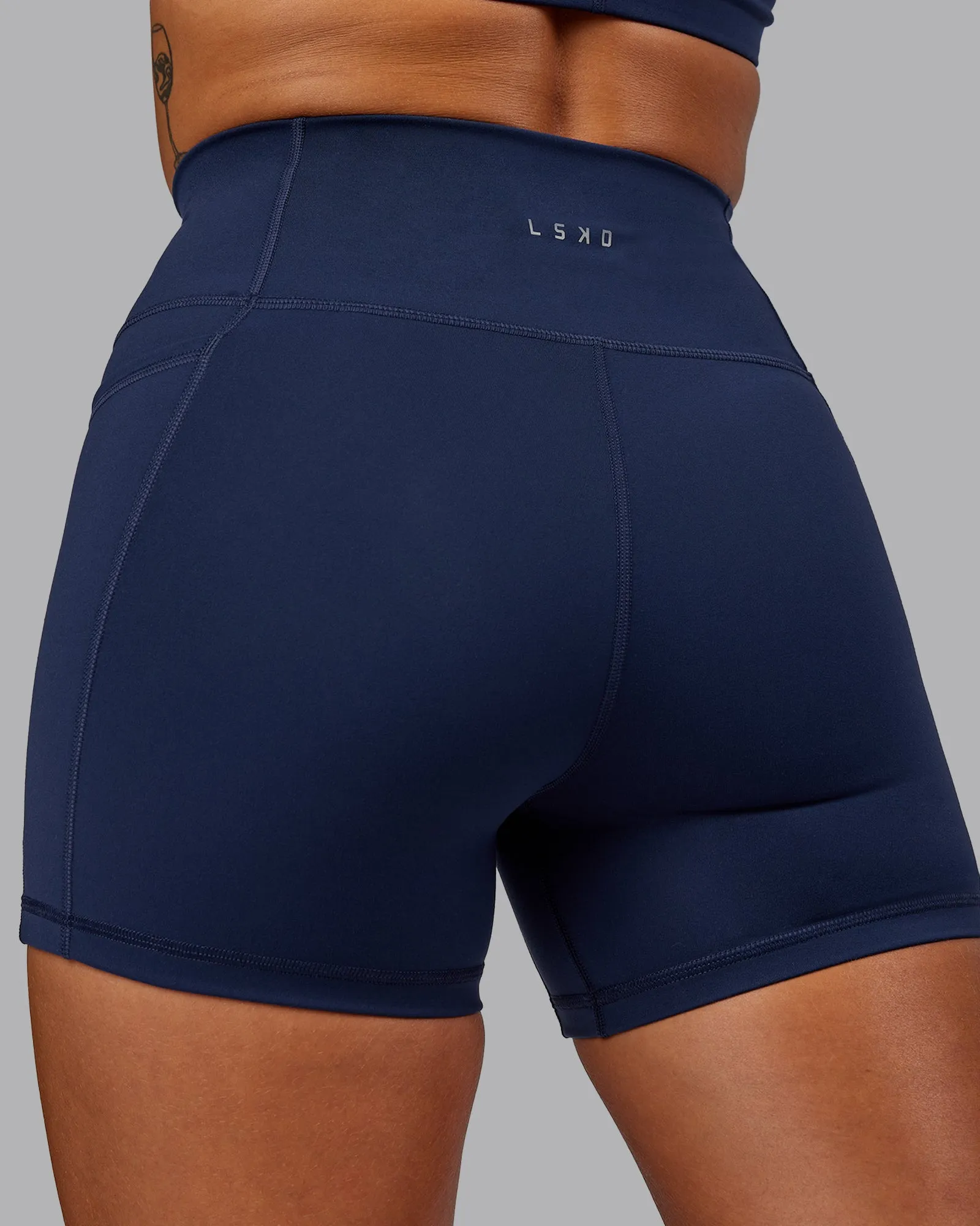 Fusion X-Short Tight With Pockets - Future Navy