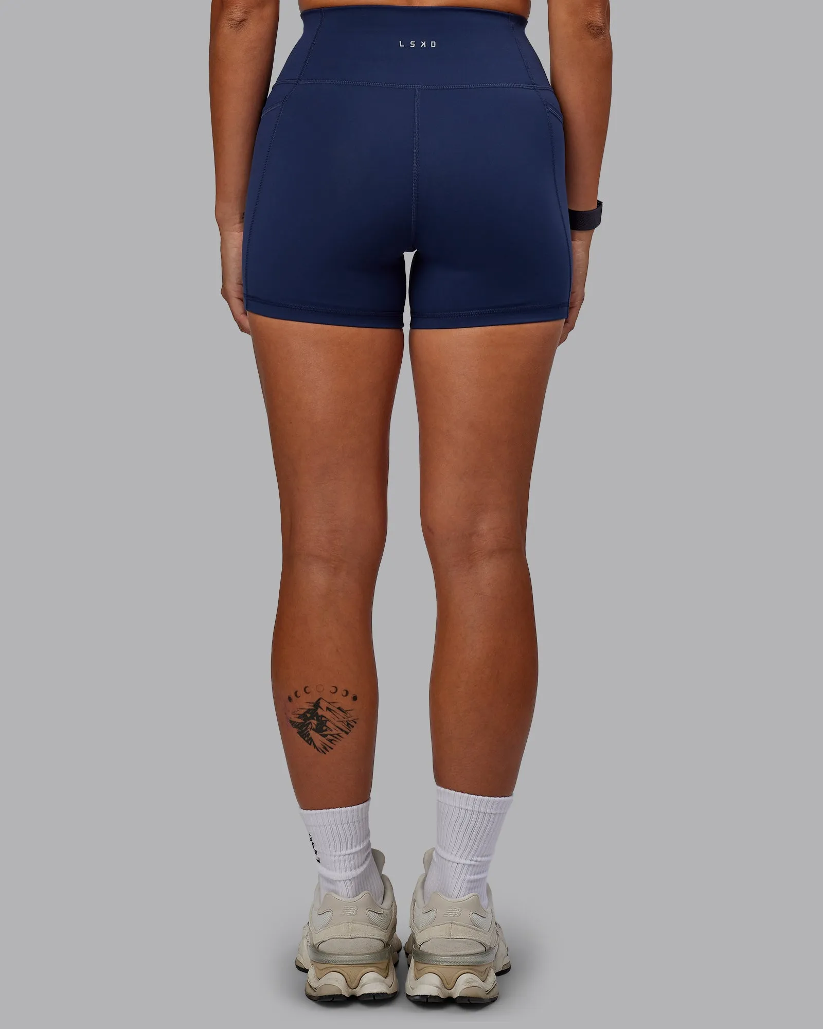 Fusion X-Short Tight With Pockets - Future Navy