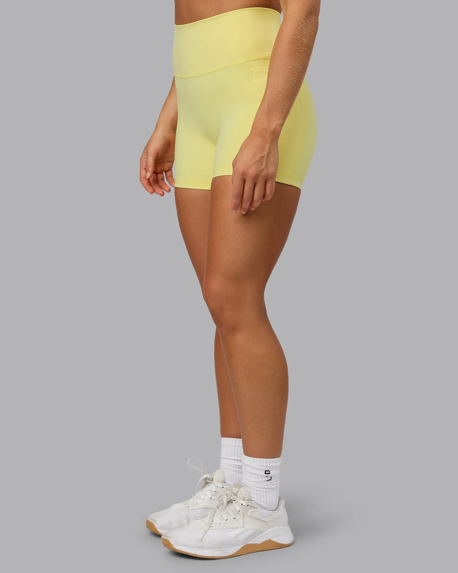 Fusion X-Short Tight With Pockets - Lemon Fizz