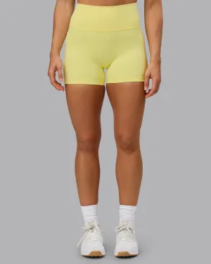 Fusion X-Short Tight With Pockets - Lemon Fizz