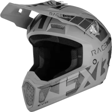 FXR Clutch Stealth Helmet, Steel