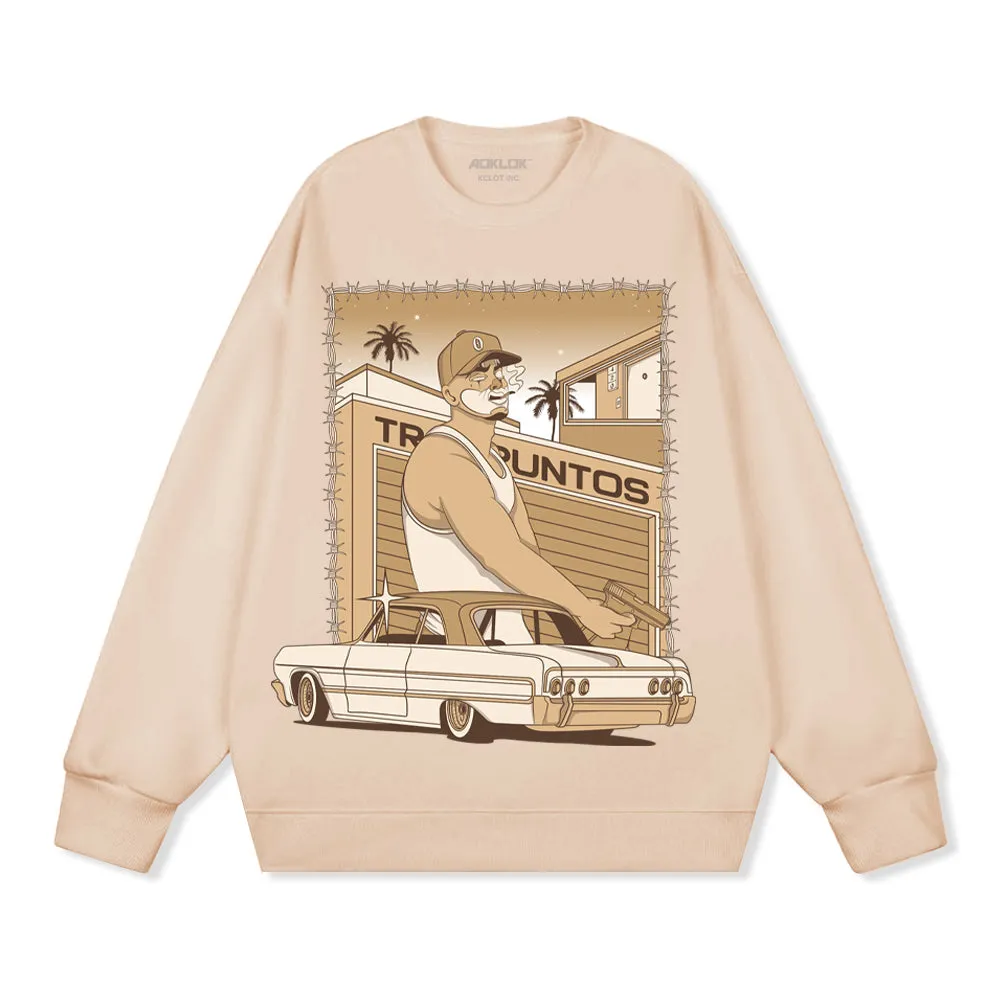 GEG | W/K High Street Co-branded American Style Sweatshirt
