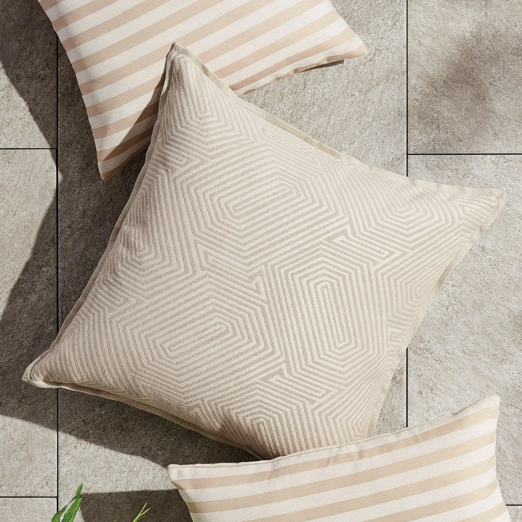 Geo Square Indoor Outdoor Pillow 24"