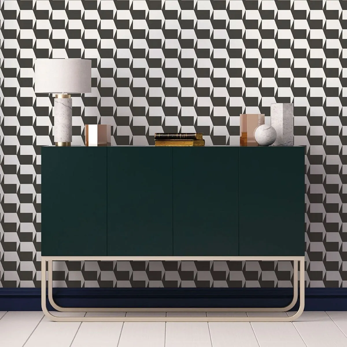 Gio Charcoal GI551 Self-Adhesive Wallpaper