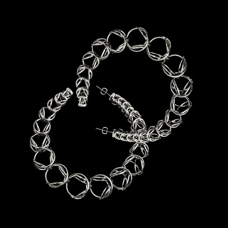 Graduated Ikaheka Hoop Earrings