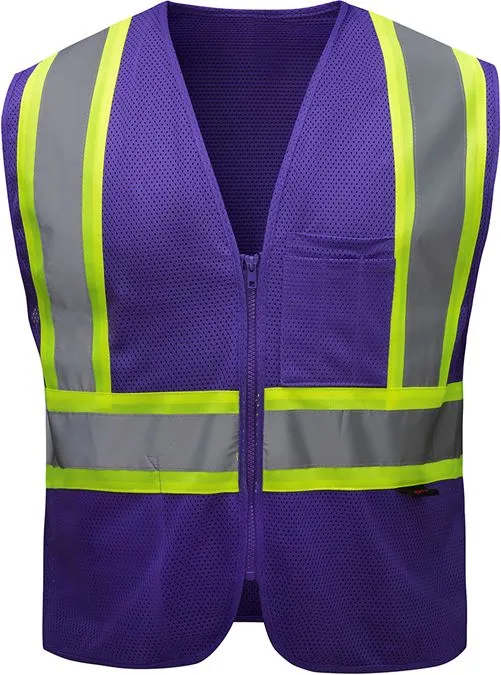 GSS Enhanced Visibility Multi-Color Vest, Non ANSI (each)