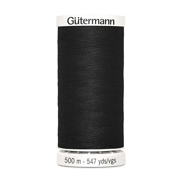 Gütermann Sew All Thread - Black 500m