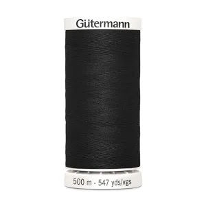 Gütermann Sew All Thread - Black 500m