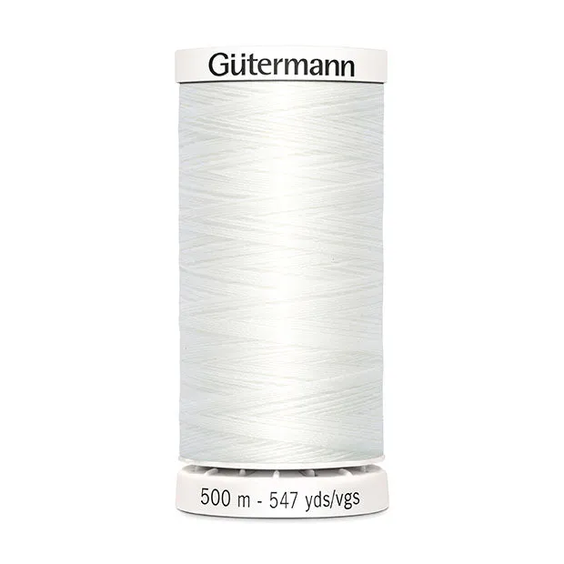 Gütermann Sew All Thread - White 500m