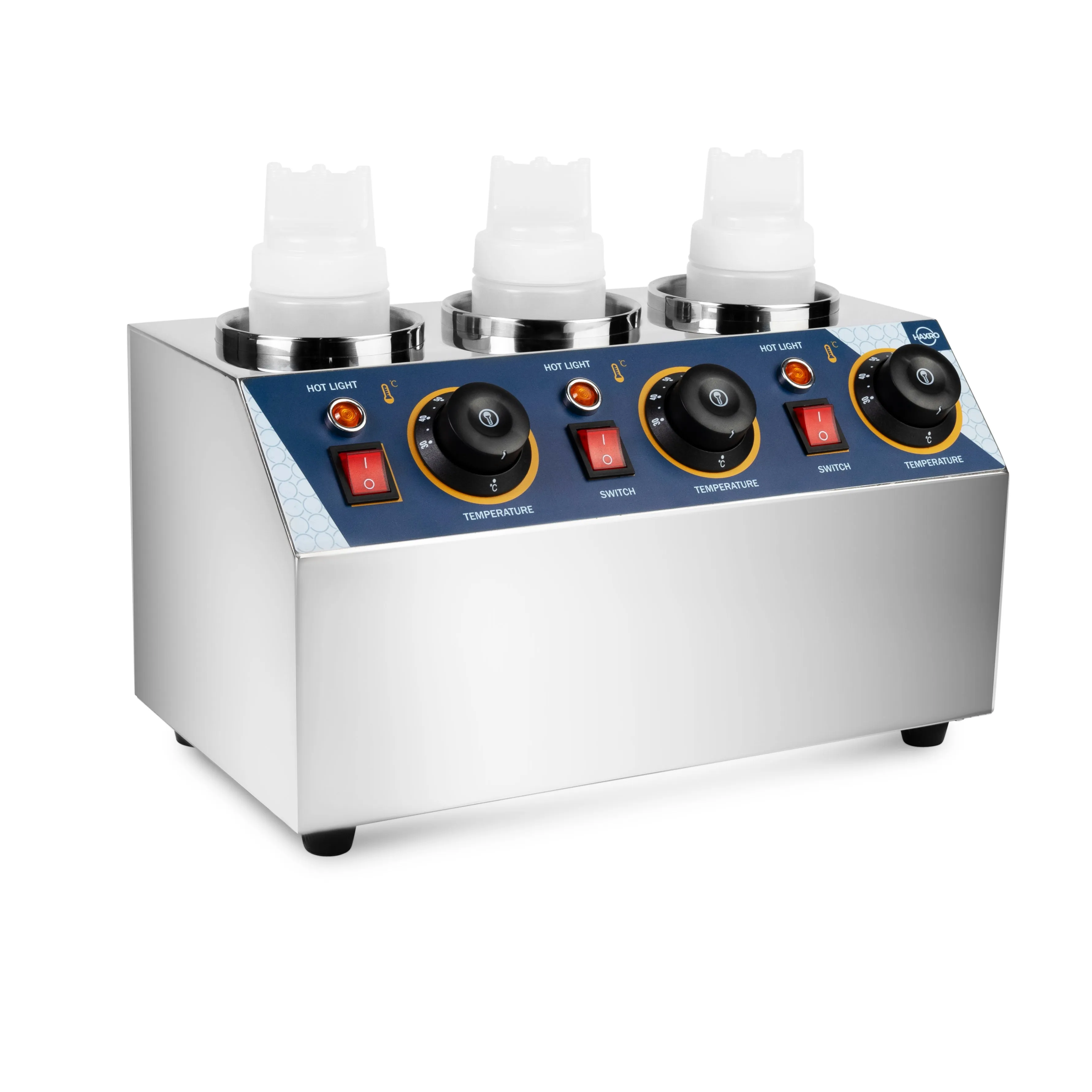 HAXRO 3 Compartment Sauce Warmer