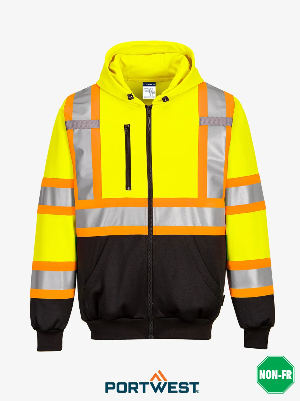 Hi-Vis Hoodie by IFR by Portwest – Style CA170