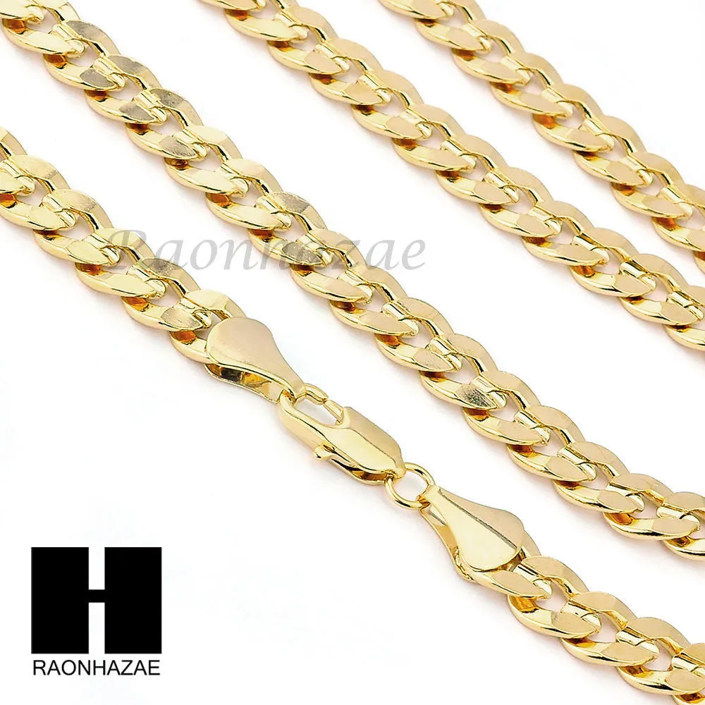 HIP HOP LAST SUPPER PENDANT & DIAMOND CUT CUBAN LINK CHAIN NECKLACE N45