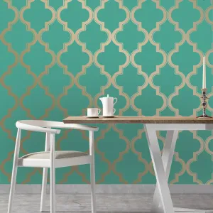 Honey Jade MA034 Marrakesh Self-Adhesive Wallpaper