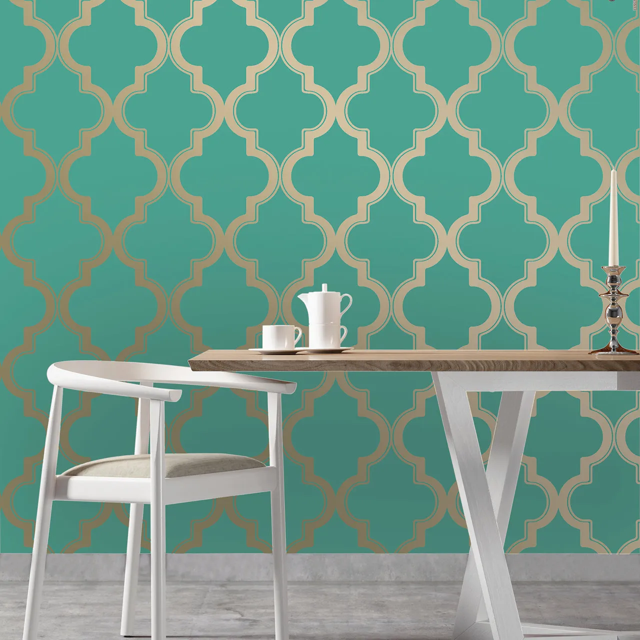 Honey Jade MA034 Marrakesh Self-Adhesive Wallpaper
