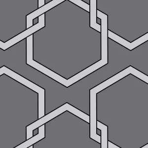 Honeycomb Gray Self-Adhesive HO067 Wallpaper