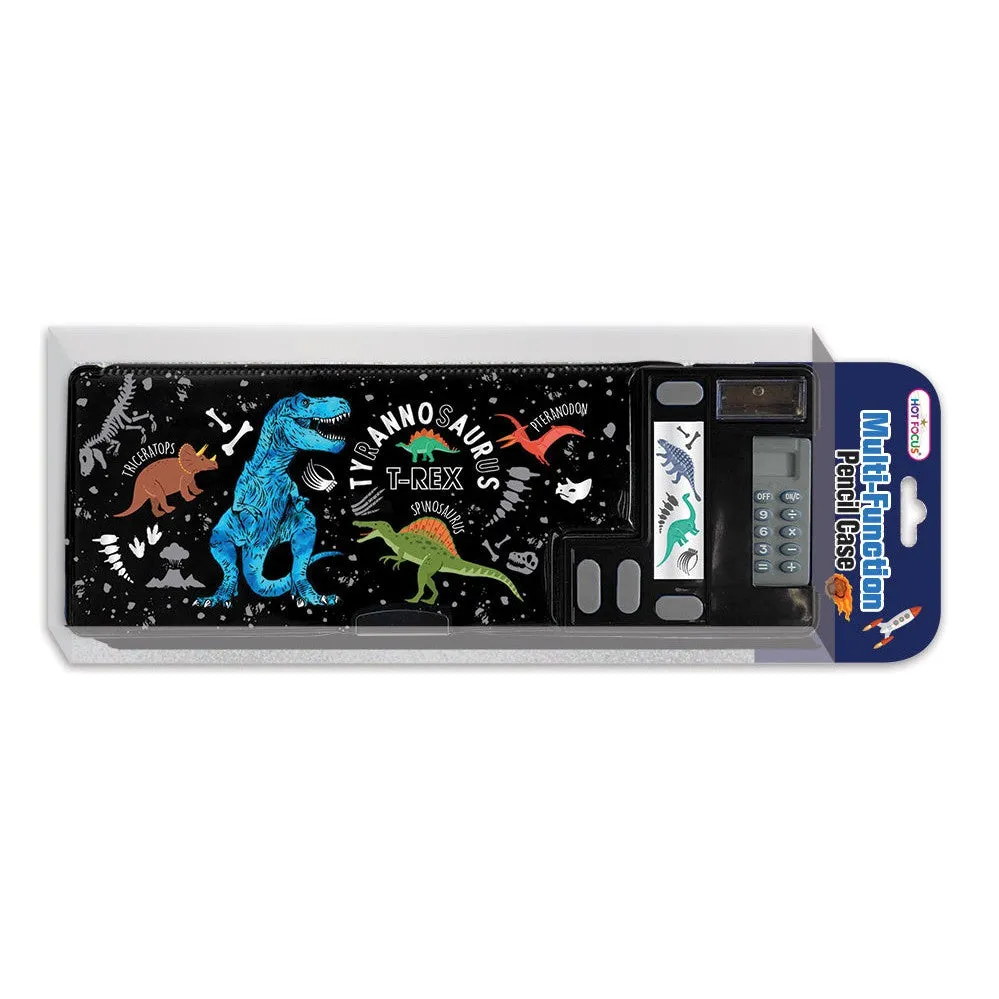 Hot Focus Multi-Function Pencil Case - Dinosaur