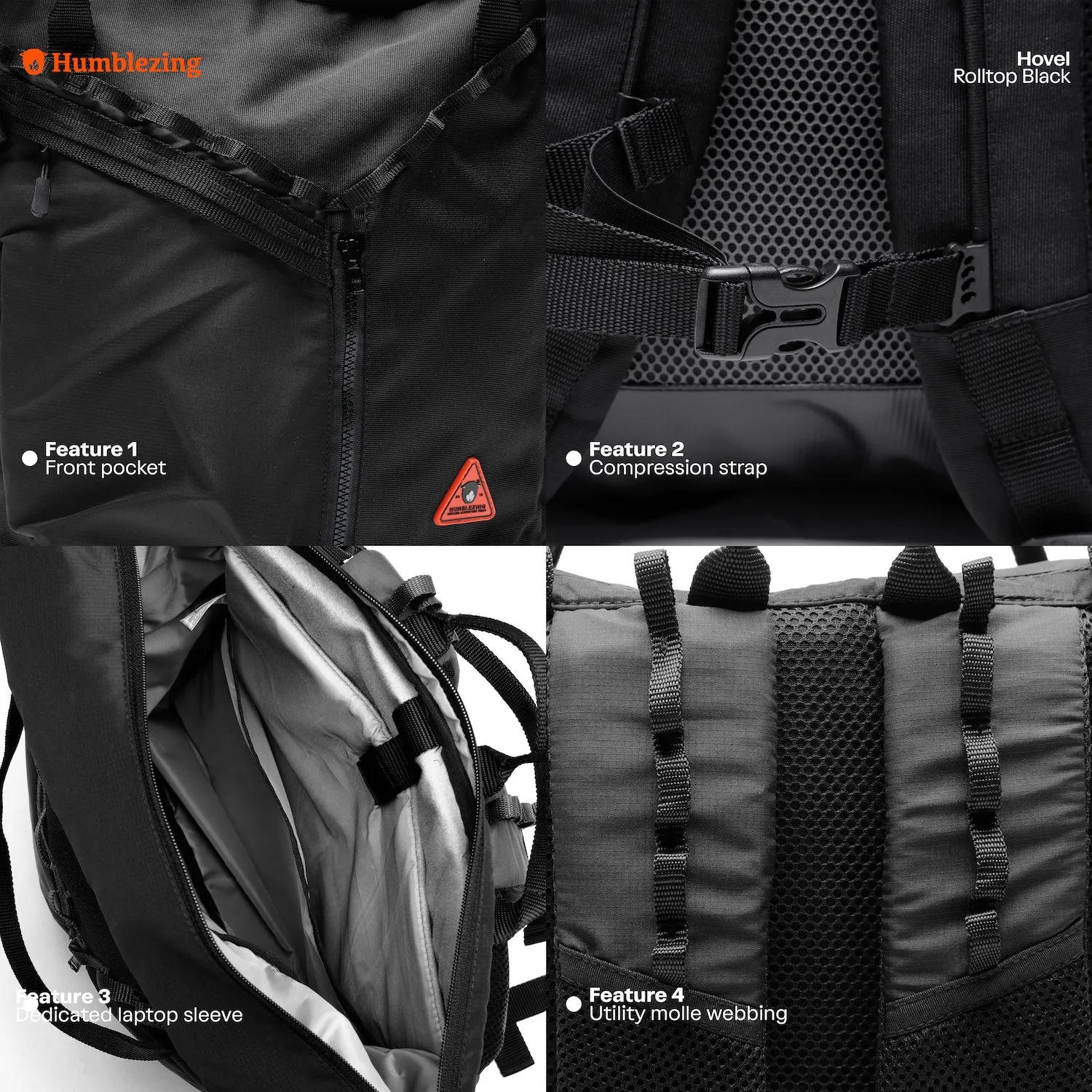 Hovel Rolltop Black