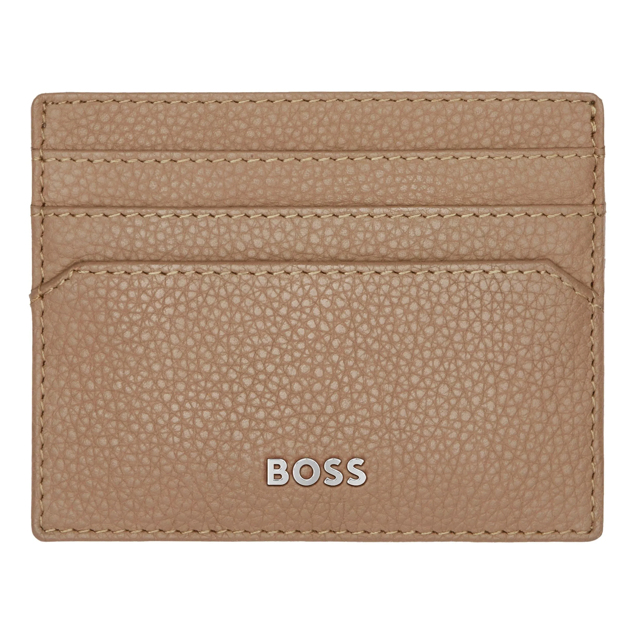 HUGO BOSS HLC416X-Card holder Classic Grained Camel