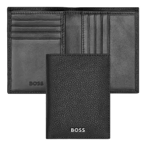 HUGO BOSS HLE416A-Folding Card holder Classic Grained Black