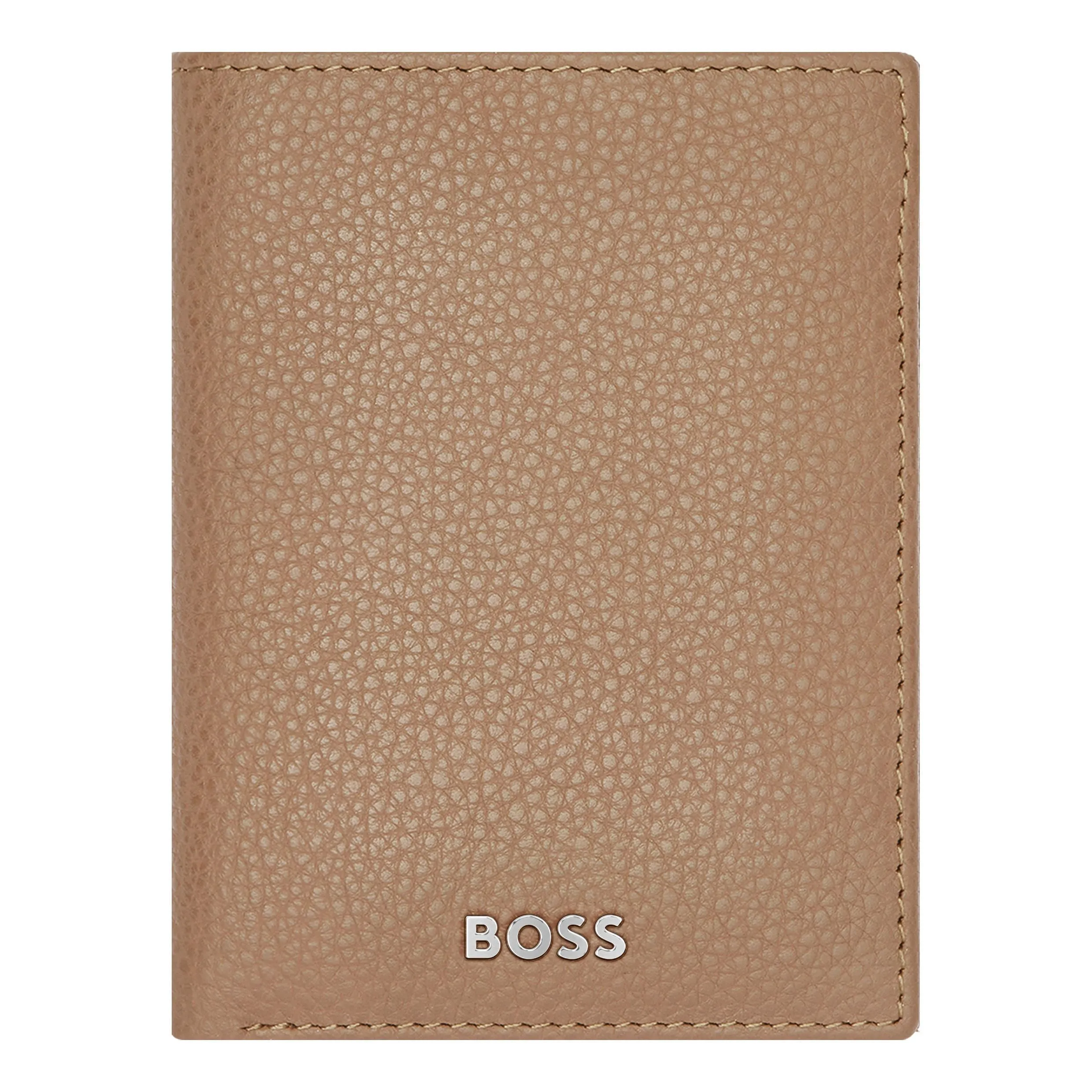 HUGO BOSS HLE416X-Folding Card holder Classic Grained Camel