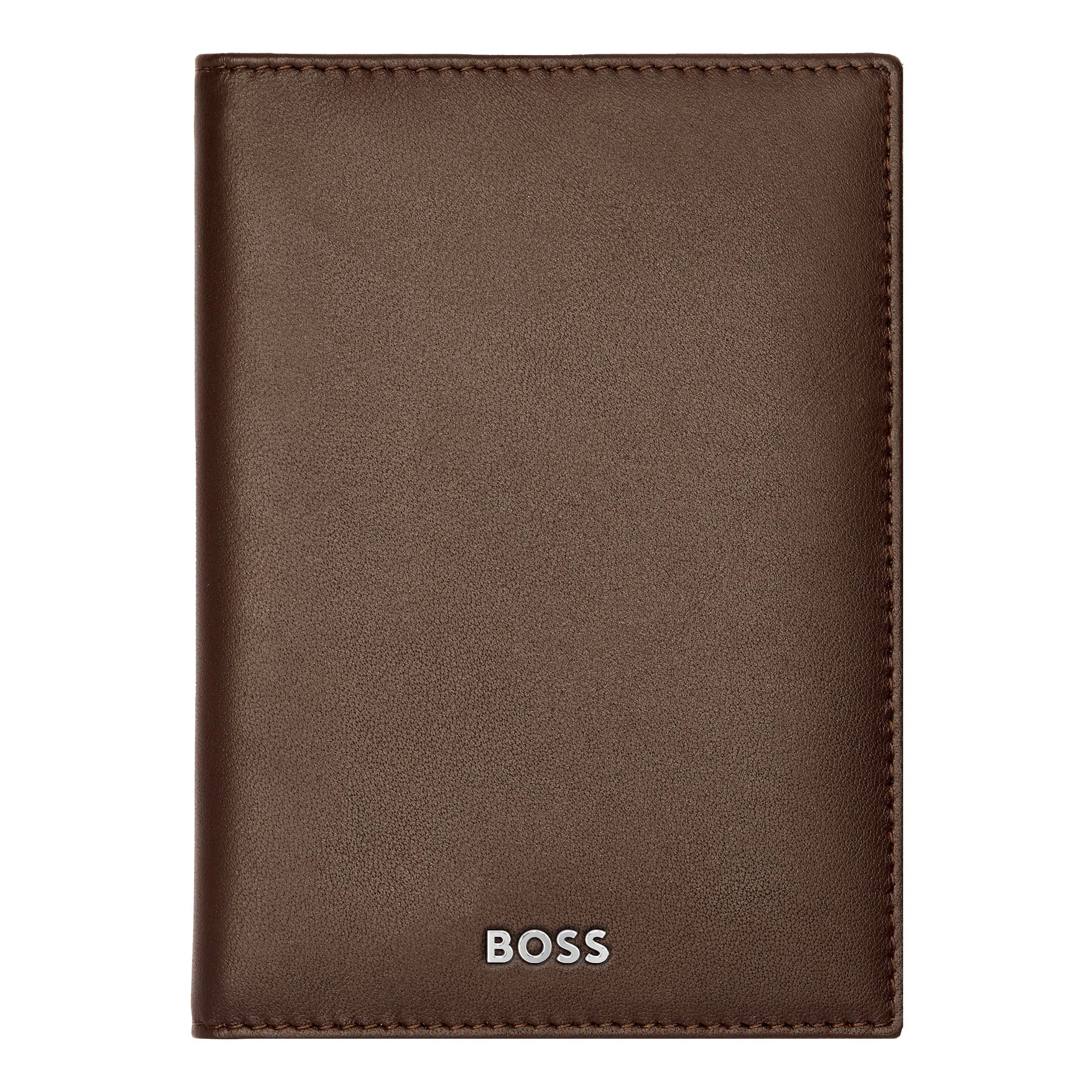 HUGO BOSS HLF403Y-Card holder trifold Classic Smooth Brown