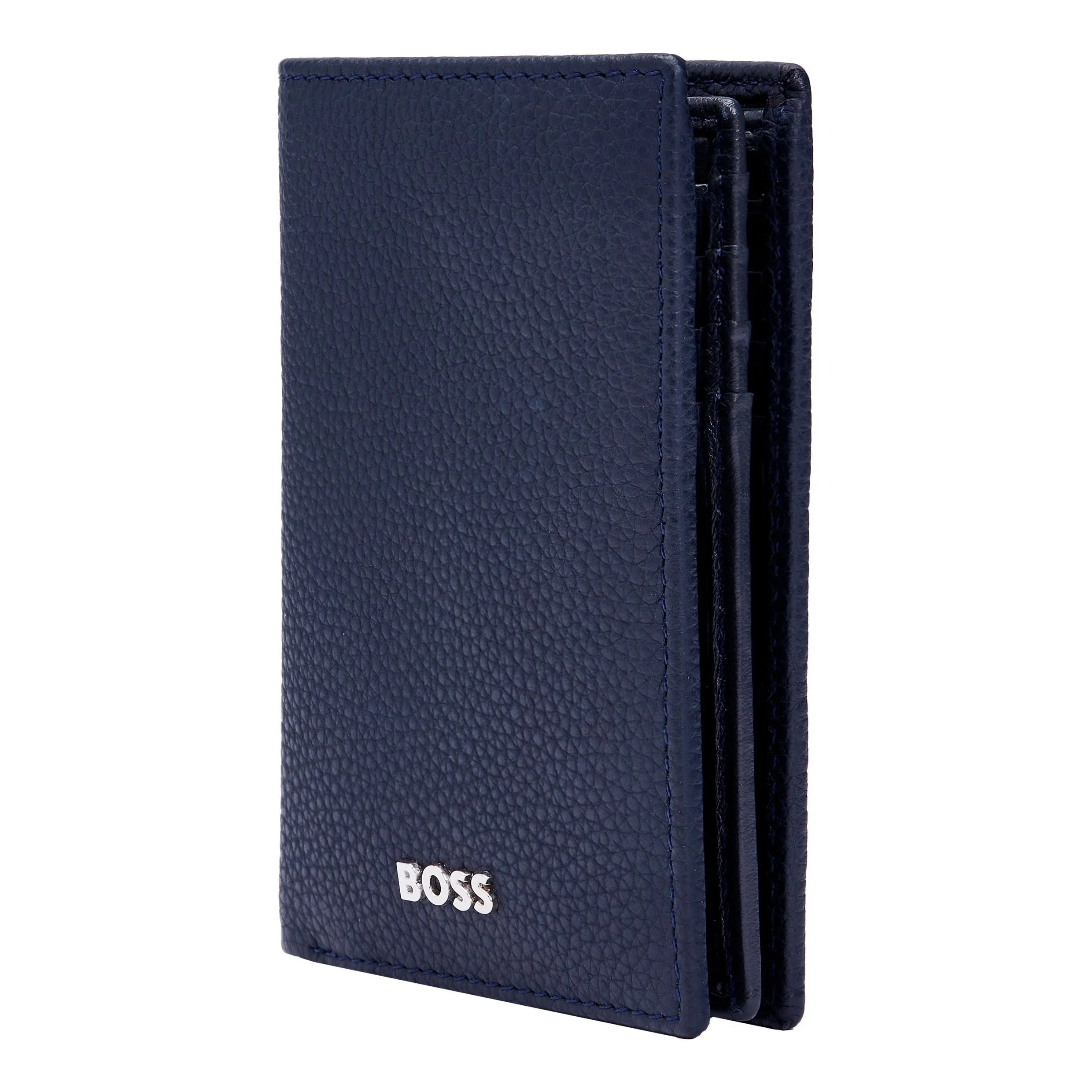 HUGO BOSS HLF416N-Card holder trifold Classic Grained Navy