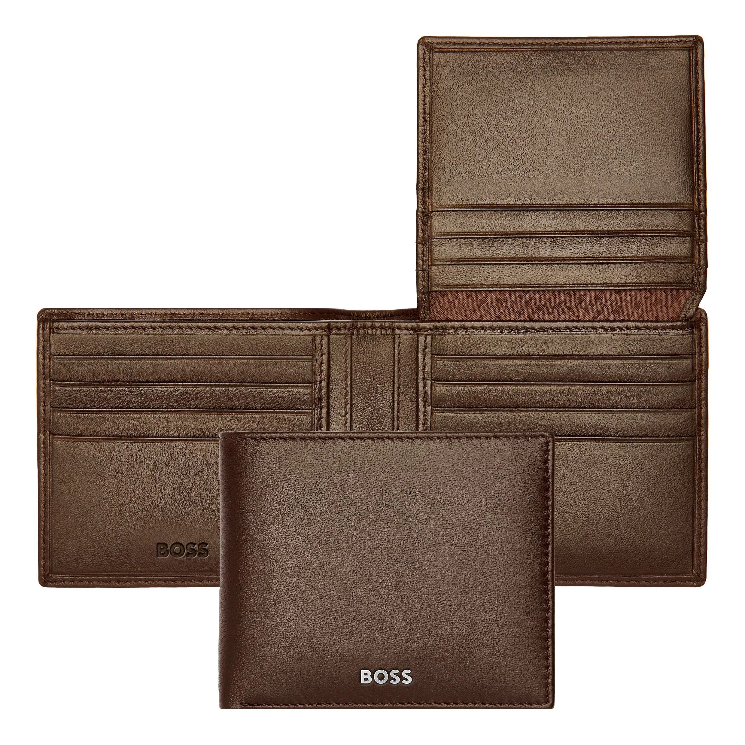 HUGO BOSS HLY403Y-Wallet with flap Classic Smooth Brown