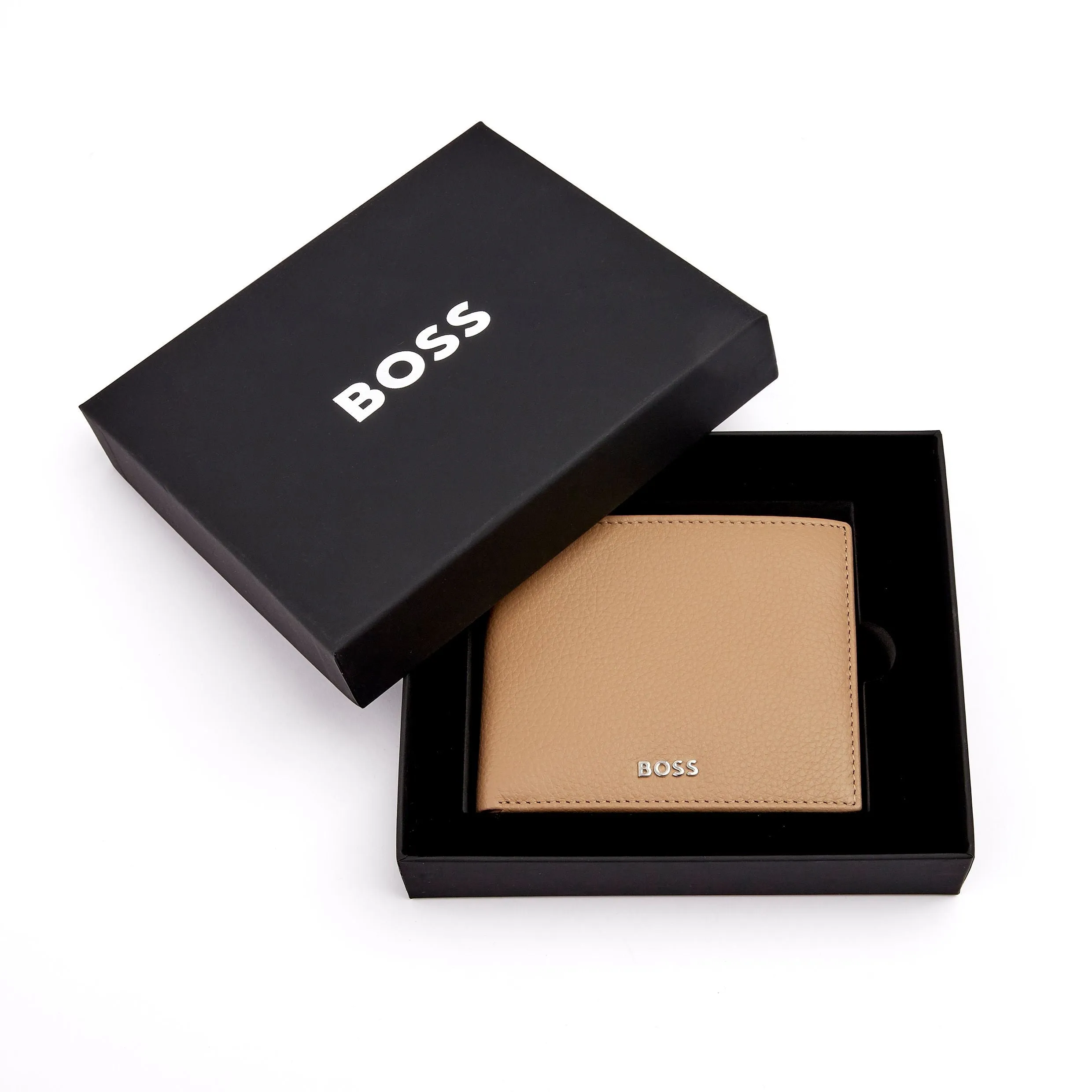 HUGO BOSS HLY416X-Wallet with flap Classic Grained Camel