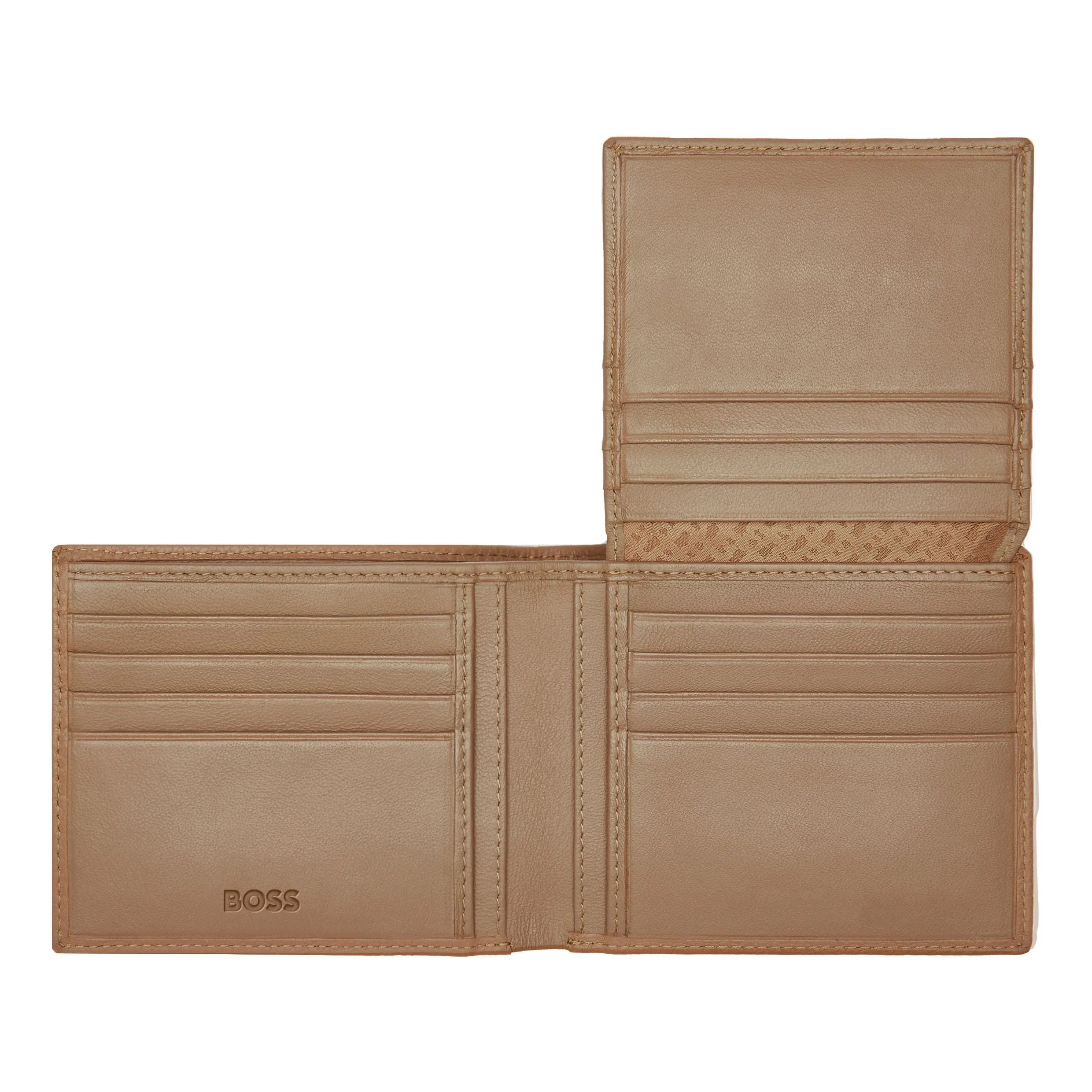 HUGO BOSS HLY416X-Wallet with flap Classic Grained Camel