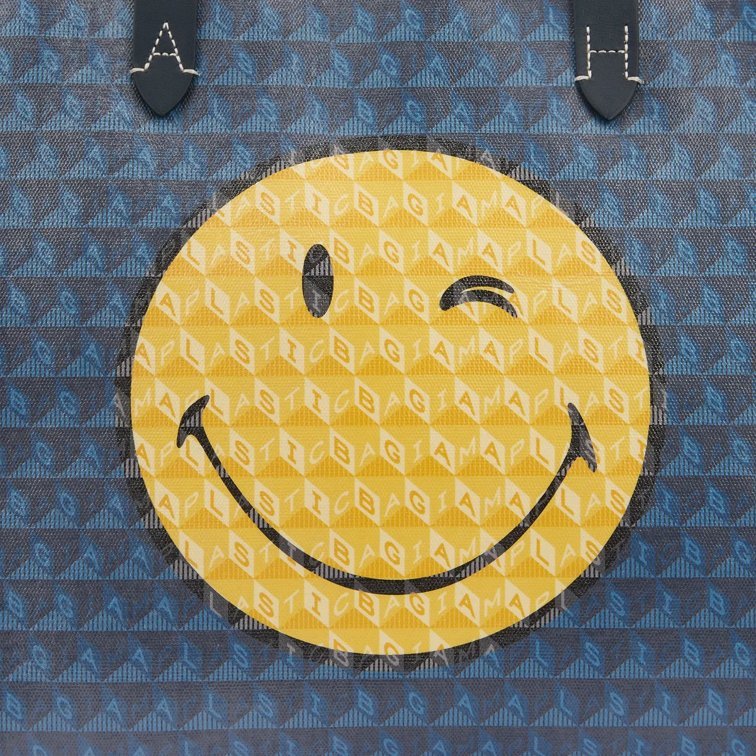 I am a Plastic Bag Wink Zipped Tote