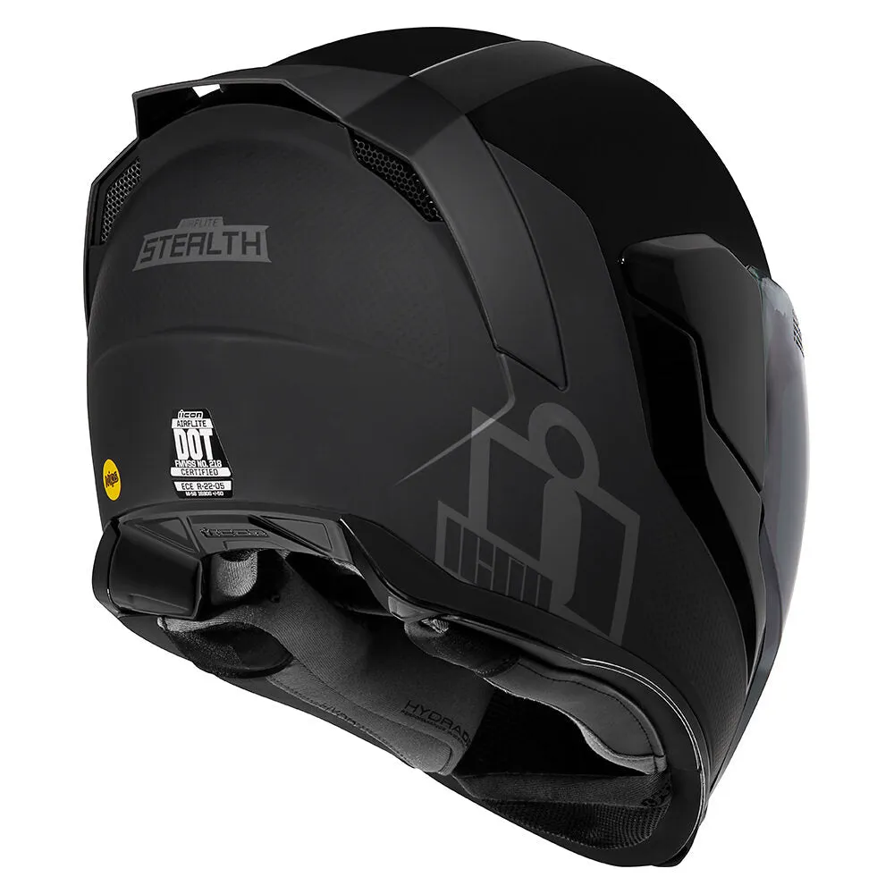 Icon Airflite MIPS Stealth Motorcycle Helmet