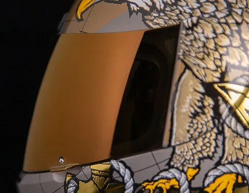 Icon Airform Semper Fi - Gold Helmet