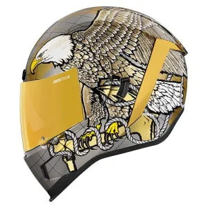 Icon Airform Semper Fi - Gold Helmet