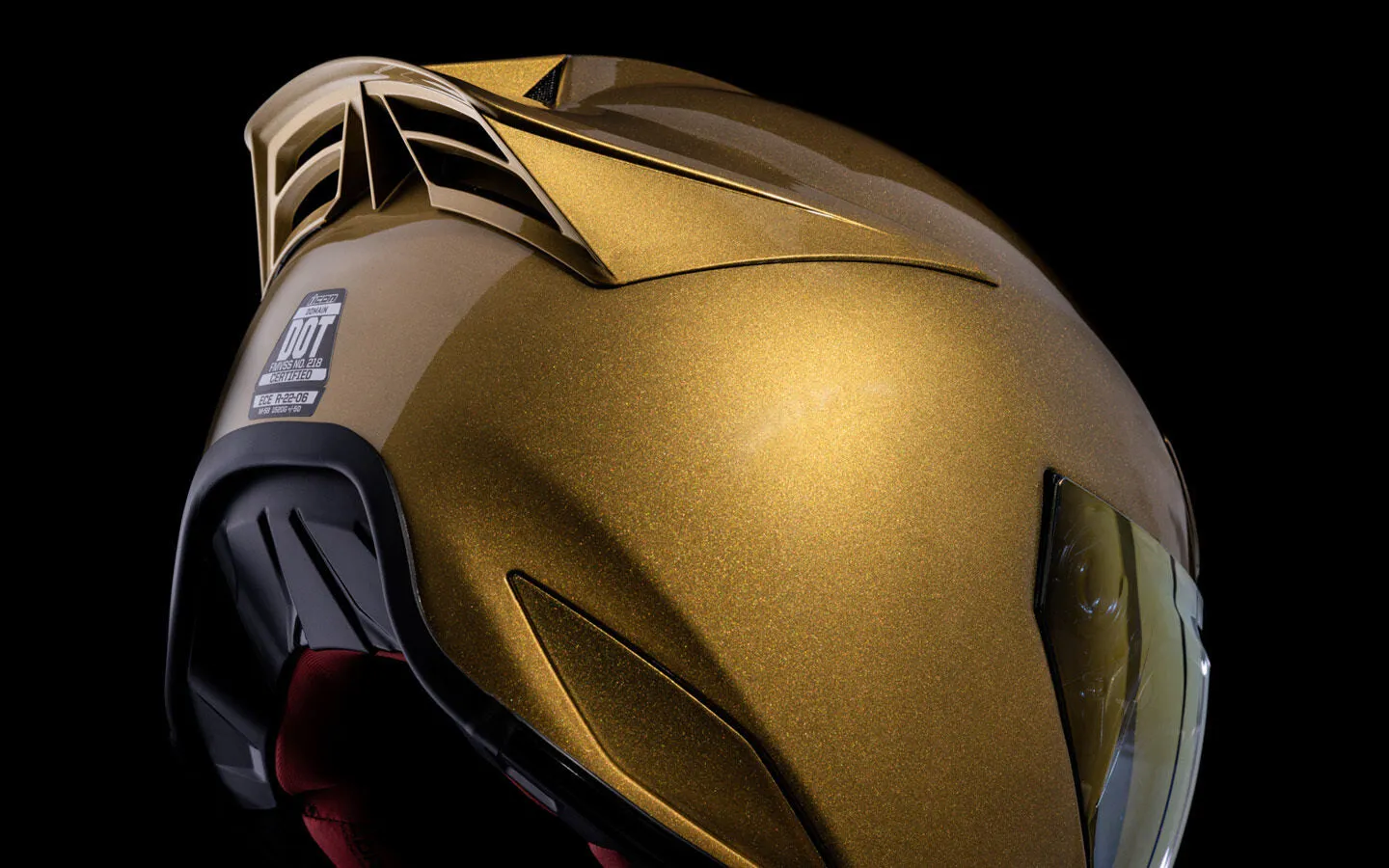 Icon Domain Helmet - Cornelius - Gold