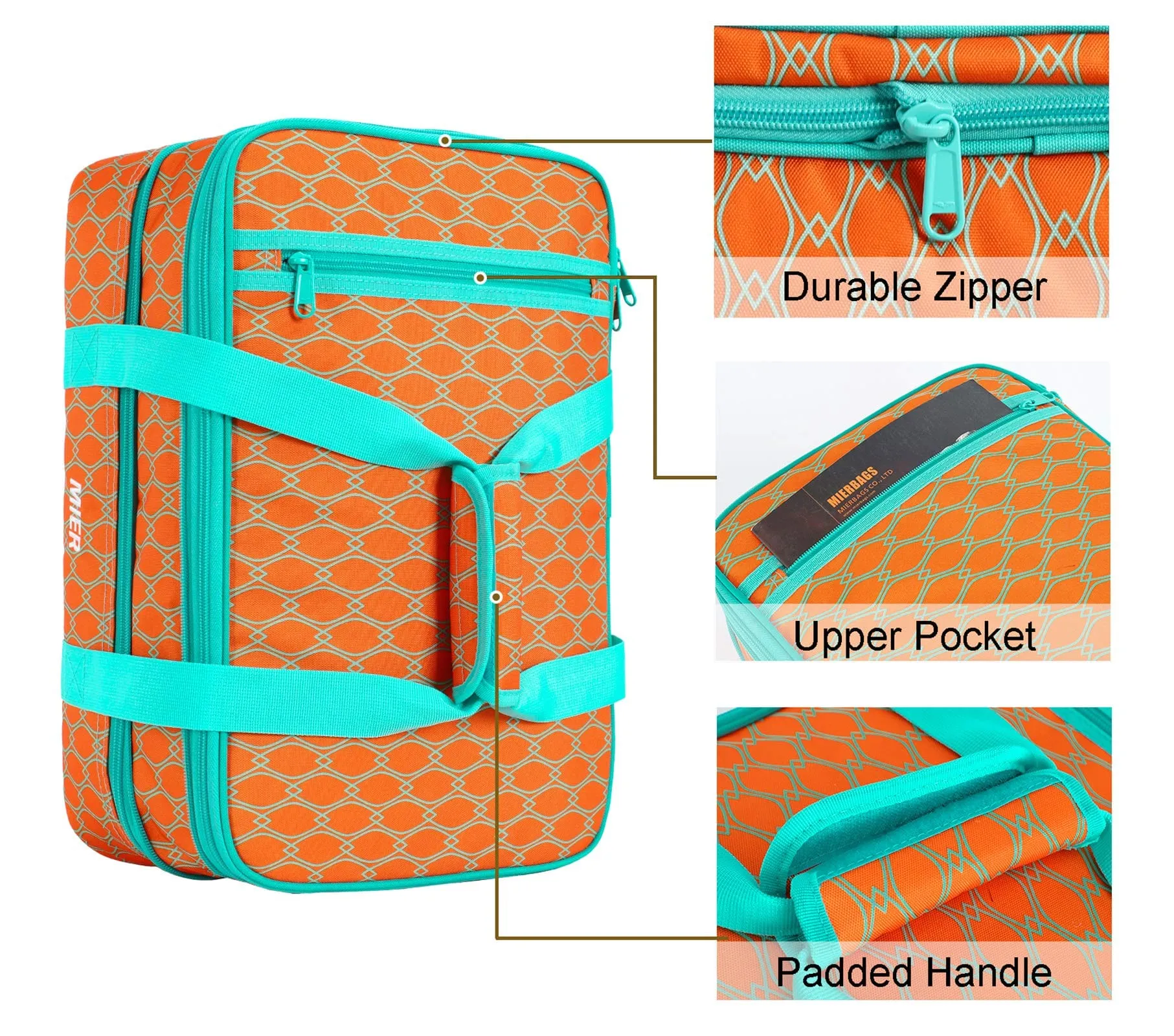 Insulated Double Casserole Carrier Bag Thermal Lunch Tote