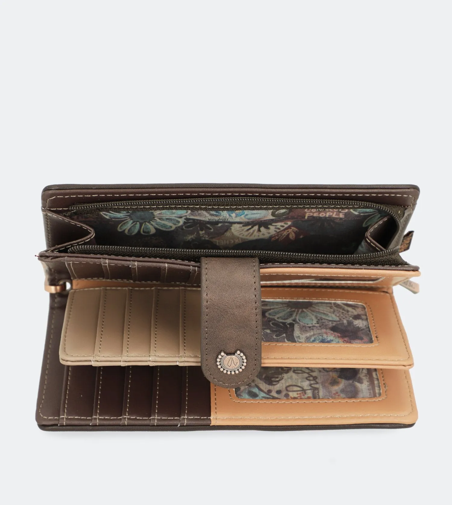 Ixchel Big wallet with a zip